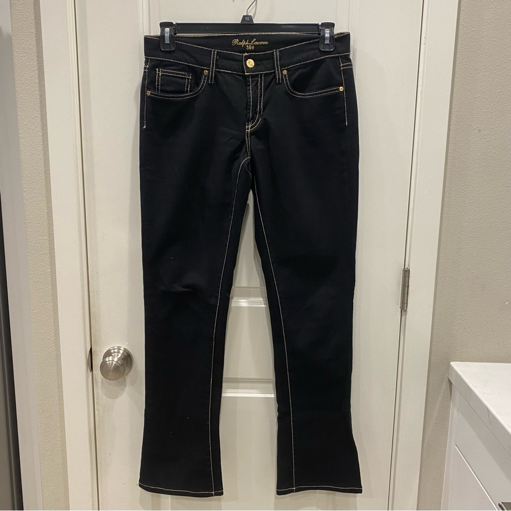 Ralph Lauren 380 Black Boot Cut Jeans - Picture 6 of 6